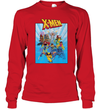 Load image into Gallery viewer, Marvel X Men Animated Series Poster Retro 90s Long Sleeve T-Shirt