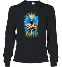 Load image into Gallery viewer, Marvel Black Panther King T�Challa Blue and Gold Long Sleeve T-Shirt
