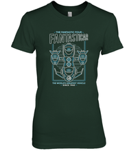 Load image into Gallery viewer, Marvel Fantastic Four Fantasticar Neon Lights Women's Premium T-Shirt
