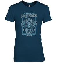 Load image into Gallery viewer, Marvel Fantastic Four Fantasticar Neon Lights Women's Premium T-Shirt