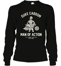 Load image into Gallery viewer, Disney Pixar Toy Story Duke Caboom Man Of Action Long Sleeve T-Shirt