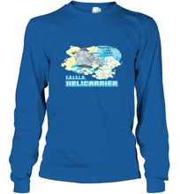 Load image into Gallery viewer, Marvel S.H.I.E.L.D. Helicarrier Protecting The Skies Long Sleeve T-Shirt