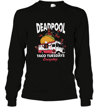 Load image into Gallery viewer, Marvel Deadpool Taco Tuesday Everyday Long Sleeve T-Shirt