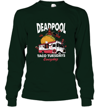 Load image into Gallery viewer, Marvel Deadpool Taco Tuesday Everyday Long Sleeve T-Shirt