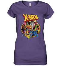 Load image into Gallery viewer, Marvel X Men Animated Series Retro 90s Women's V-Neck T-Shirt