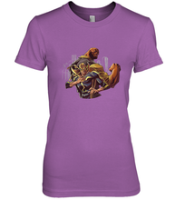 Load image into Gallery viewer, Marvel The Defenders Luke Cage Iron Fist Women's Premium T-Shirt