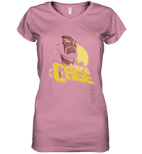 Load image into Gallery viewer, Marvel The Defenders Luke Cage Profile Women's V-Neck T-Shirt