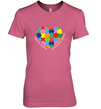 Load image into Gallery viewer, April is autism awareness month T shirt Women's Premium T-Shirt