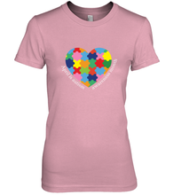 Load image into Gallery viewer, April is autism awareness month T shirt Women's Premium T-Shirt