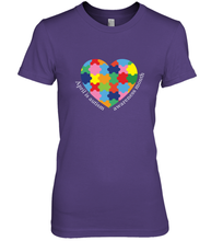 Load image into Gallery viewer, April is autism awareness month T shirt Women's Premium T-Shirt
