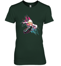 Load image into Gallery viewer, Marvel Rising Secret Warriors Ghost Spider Action Pose Women's Premium T-Shirt