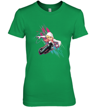 Load image into Gallery viewer, Marvel Rising Secret Warriors Ghost Spider Action Pose Women's Premium T-Shirt
