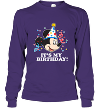 Load image into Gallery viewer, Disney Mickey Mouse It�s My Birthday Long Sleeve T-Shirt