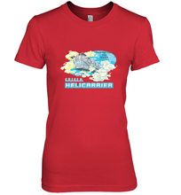Load image into Gallery viewer, Marvel S.H.I.E.L.D. Helicarrier Protecting The Skies Women's Premium T-Shirt