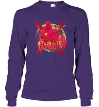 Load image into Gallery viewer, Marvel X Men Gambit Retro 90s Long Sleeve T-Shirt
