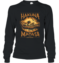 Load image into Gallery viewer, Disney The Lion King Live Action Hakuna Matata Sunset Poster Long Sleeve T-Shirt