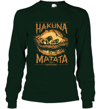 Load image into Gallery viewer, Disney The Lion King Live Action Hakuna Matata Sunset Poster Long Sleeve T-Shirt