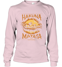 Load image into Gallery viewer, Disney The Lion King Live Action Hakuna Matata Sunset Poster Long Sleeve T-Shirt