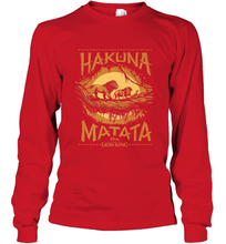 Load image into Gallery viewer, Disney The Lion King Live Action Hakuna Matata Sunset Poster Long Sleeve T-Shirt