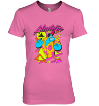 Load image into Gallery viewer, Disney Aladdin Genie In A Shirt Retro Abstract Women's Premium T-Shirt