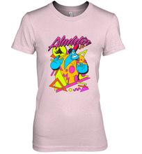 Load image into Gallery viewer, Disney Aladdin Genie In A Shirt Retro Abstract Women's Premium T-Shirt