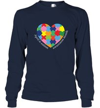 Load image into Gallery viewer, April is autism awareness month T shirt Long Sleeve T-Shirt