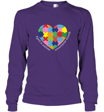 Load image into Gallery viewer, April is autism awareness month T shirt Long Sleeve T-Shirt