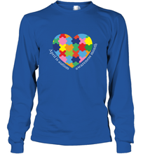 Load image into Gallery viewer, April is autism awareness month T shirt Long Sleeve T-Shirt