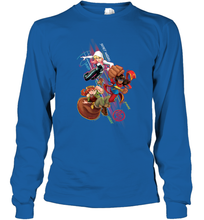 Load image into Gallery viewer, Marvel Rising Secret Warriors Group Shot Action Pose Long Sleeve T-Shirt
