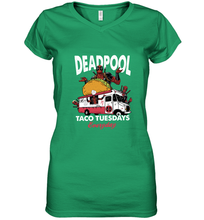 Load image into Gallery viewer, Marvel Deadpool Taco Tuesday Everyday Women's V-Neck T-Shirt