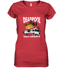 Load image into Gallery viewer, Marvel Deadpool Taco Tuesday Everyday Women's V-Neck T-Shirt