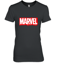 Load image into Gallery viewer, Marvel Logo Melting Letters Halloween Women's Premium T-Shirt