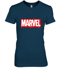 Load image into Gallery viewer, Marvel Logo Melting Letters Halloween Women's Premium T-Shirt