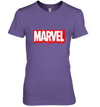 Load image into Gallery viewer, Marvel Logo Melting Letters Halloween Women's Premium T-Shirt