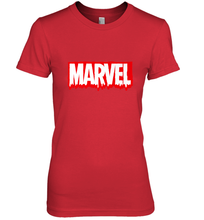 Load image into Gallery viewer, Marvel Logo Melting Letters Halloween Women's Premium T-Shirt