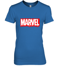 Load image into Gallery viewer, Marvel Logo Melting Letters Halloween Women's Premium T-Shirt
