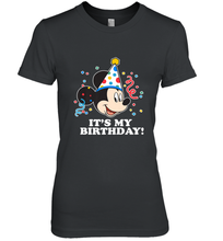 Load image into Gallery viewer, Disney Mickey Mouse It�s My Birthday Women's Premium T-Shirt
