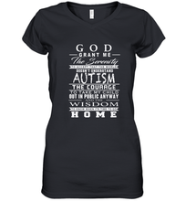 Load image into Gallery viewer, A shirt about Autism Women's V-Neck T-Shirt