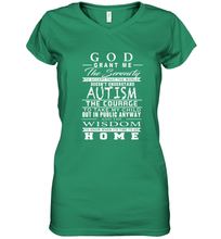 Load image into Gallery viewer, A shirt about Autism Women's V-Neck T-Shirt
