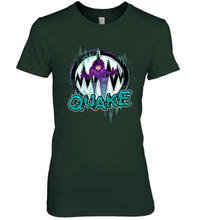 Load image into Gallery viewer, Marvel Rising Secret Warriors Quake Action Pose Logo Women's Premium T-Shirt