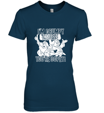Load image into Gallery viewer, Disney Snow White Grumpy Cause You're Dopey Women's Premium T-Shirt