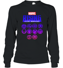 Load image into Gallery viewer, Marvel Rising Secret Warriors Hero Emblem Logo Long Sleeve T-Shirt