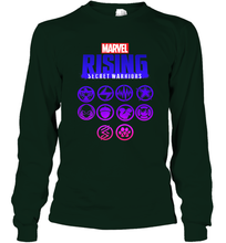 Load image into Gallery viewer, Marvel Rising Secret Warriors Hero Emblem Logo Long Sleeve T-Shirt