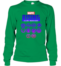 Load image into Gallery viewer, Marvel Rising Secret Warriors Hero Emblem Logo Long Sleeve T-Shirt