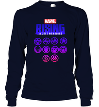 Load image into Gallery viewer, Marvel Rising Secret Warriors Hero Emblem Logo Long Sleeve T-Shirt