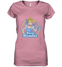 Load image into Gallery viewer, Disney Cinderella Party Crasher Women's V-Neck T-Shirt