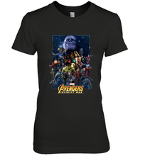 Load image into Gallery viewer, Marvel Avengers Infinity War Neon Team 2 Women's Premium T-Shirt