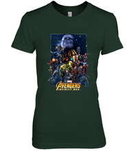 Load image into Gallery viewer, Marvel Avengers Infinity War Neon Team 2 Women's Premium T-Shirt