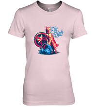 Load image into Gallery viewer, Marvel Captain Marvel Fly High Goose Cat Women's Premium T-Shirt