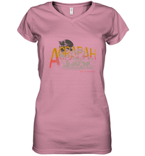 Load image into Gallery viewer, Disney Aladdin Agrabah Flying Over The City Of Mystery Women's V-Neck T-Shirt